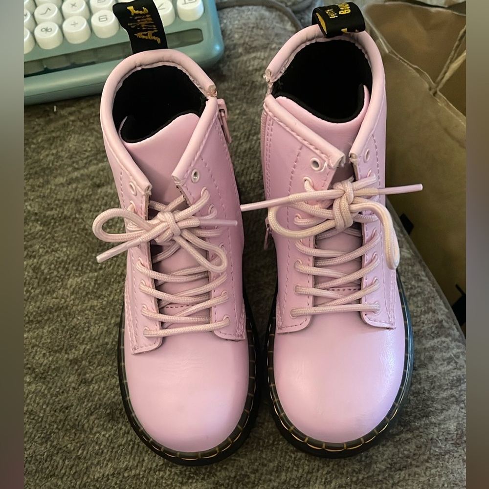 Dr. Martens Pink Lace-Up Boots #56